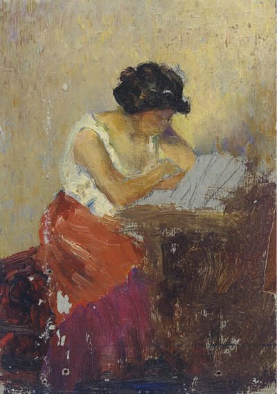 Ninie, Bare Arms by Ivan Pavlovich Pokhitonov